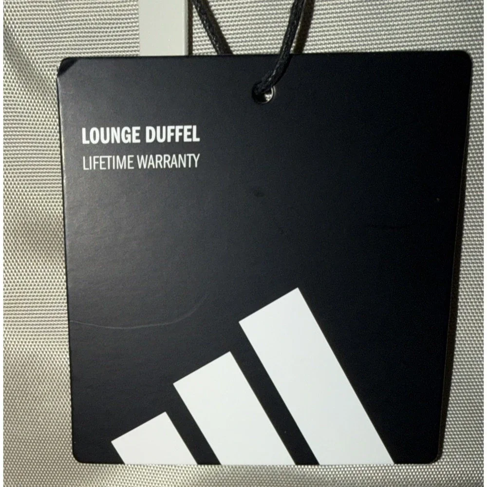 adidas Alumina / Beige‎ Unisex Lounge Duffel (5158448) NWT